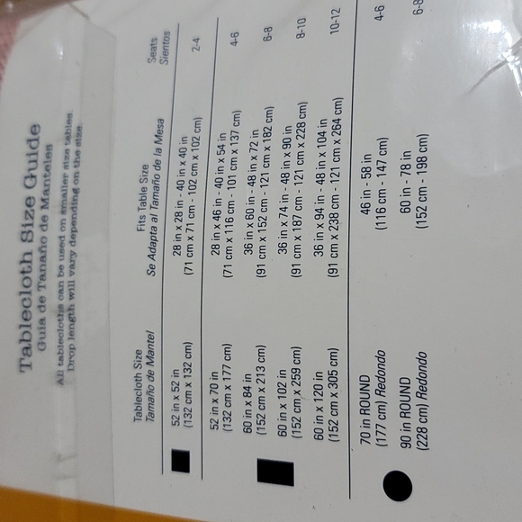 Our Table cotton rectangular oblong textured tablecloth~60" x 120" - Picture 5 of 6